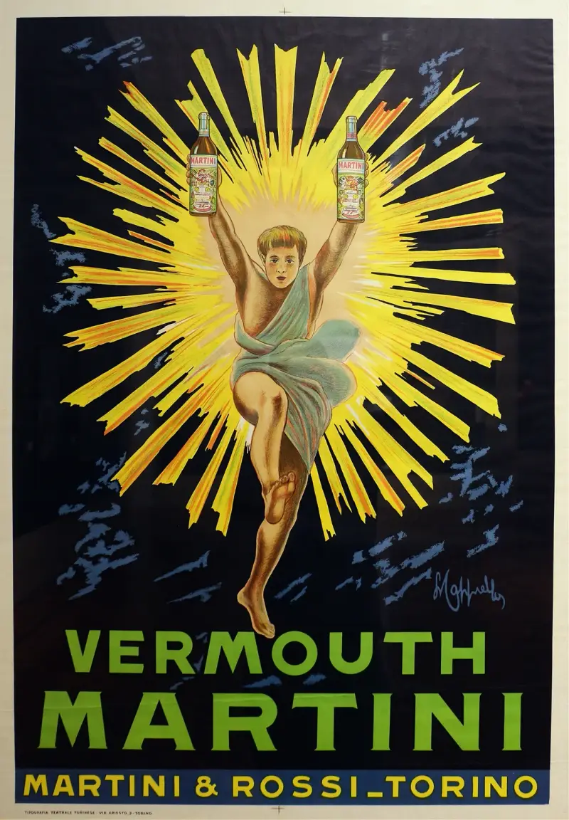 Vermouth Martini av Leonetto Cappiello