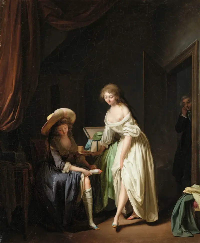 Srovnání malých nohou, Louis-Léopold Boilly