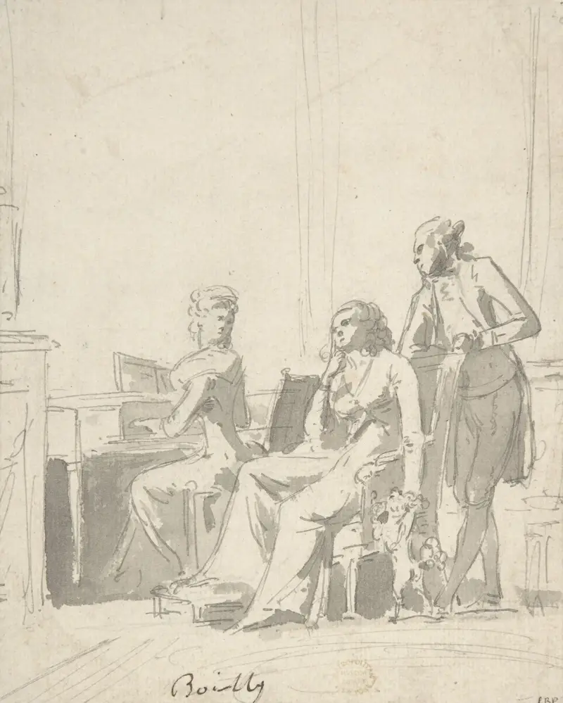 Rozmowa (Conversation Piece), Louis-Léopold Boilly
