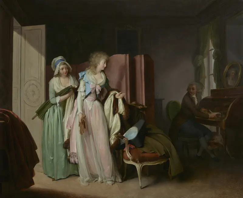 Odplacená návštěva, Louis-Léopold Boilly