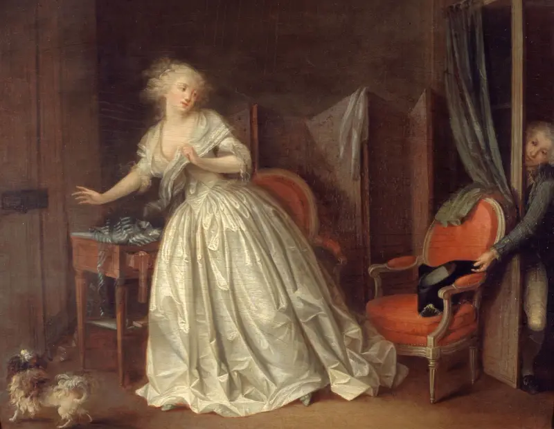 Spěšný odjezd, Louis-Léopold Boilly