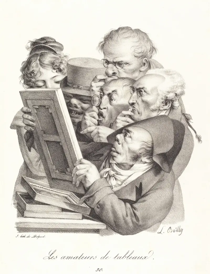 Konstälskarna av Louis-Léopold Boilly