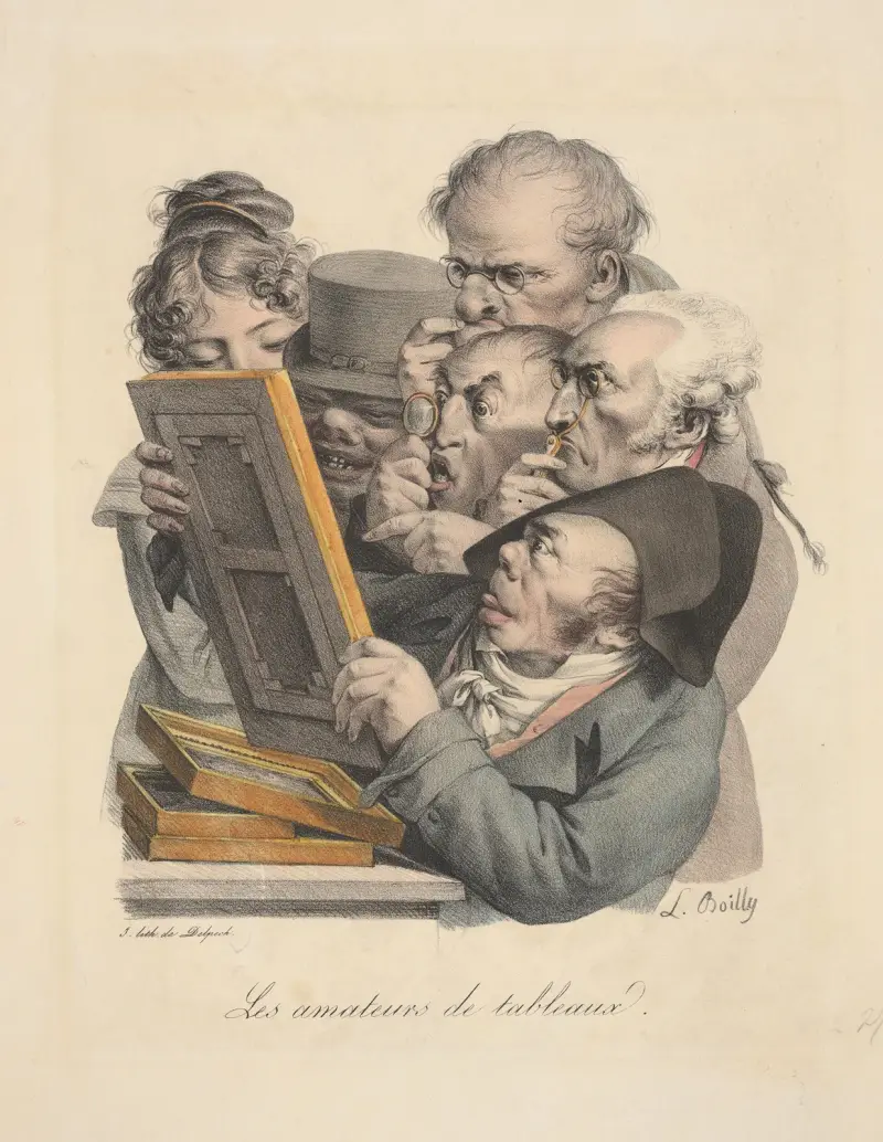 Miłośnicy obrazów, Louis-Léopold Boilly