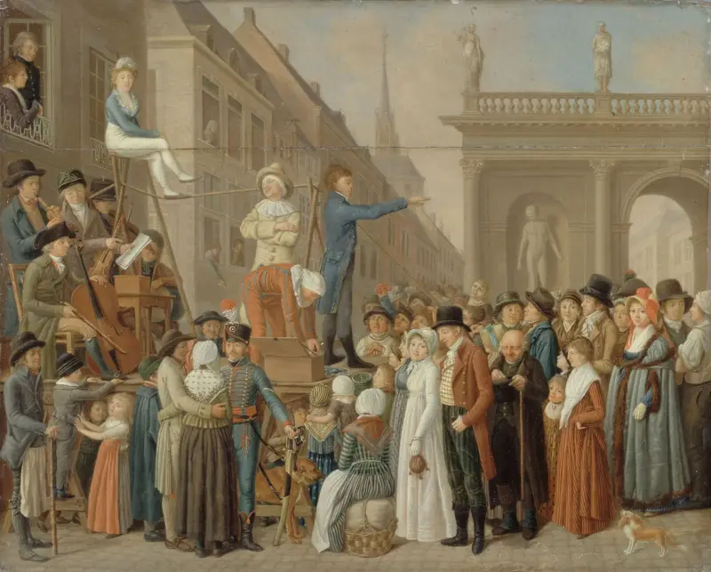 Die Estrade von Louis-Léopold Boilly