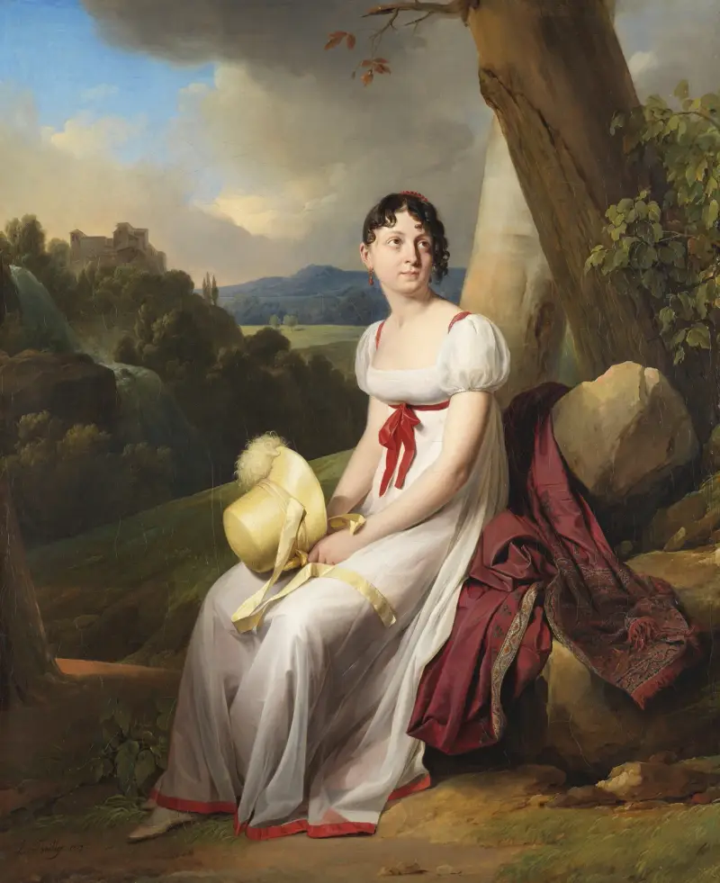Madame Saint-Ange Chevrier av Louis-Léopold Boilly