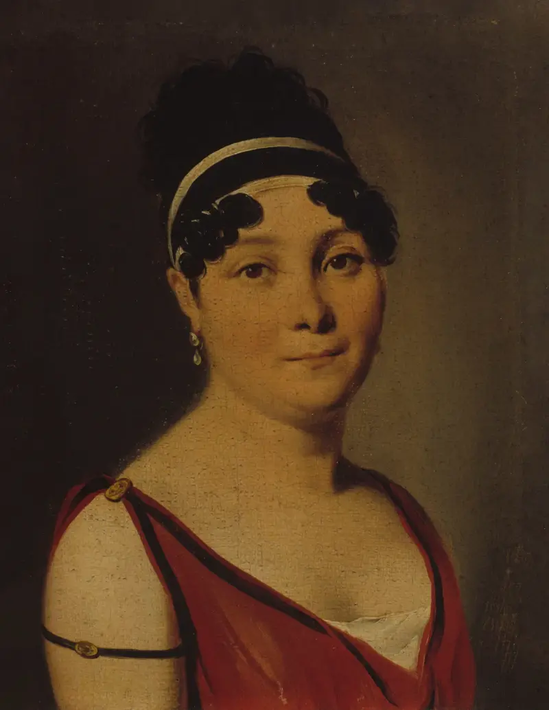 Porträtt av Caroline Branchu (1780–1850), sångerska av Louis-Léopold Boilly