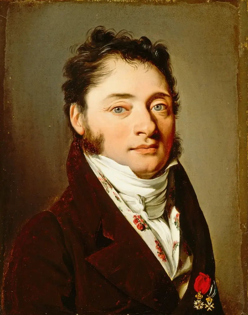 Porträtt av en gentleman av Louis-Léopold Boilly