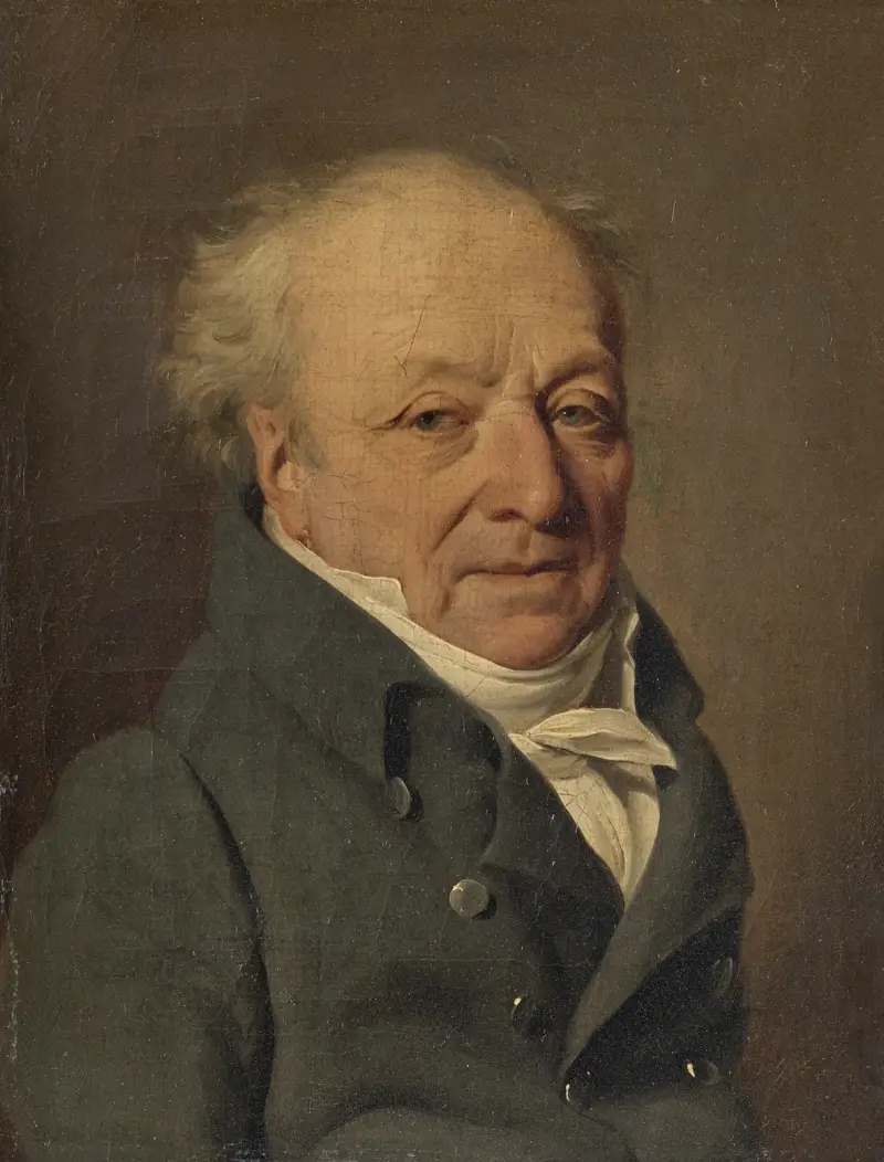 Porträtt av en man, traditionellt kallad Antoine-Charles-André-René De Puisaye av Louis-Léopold Boilly