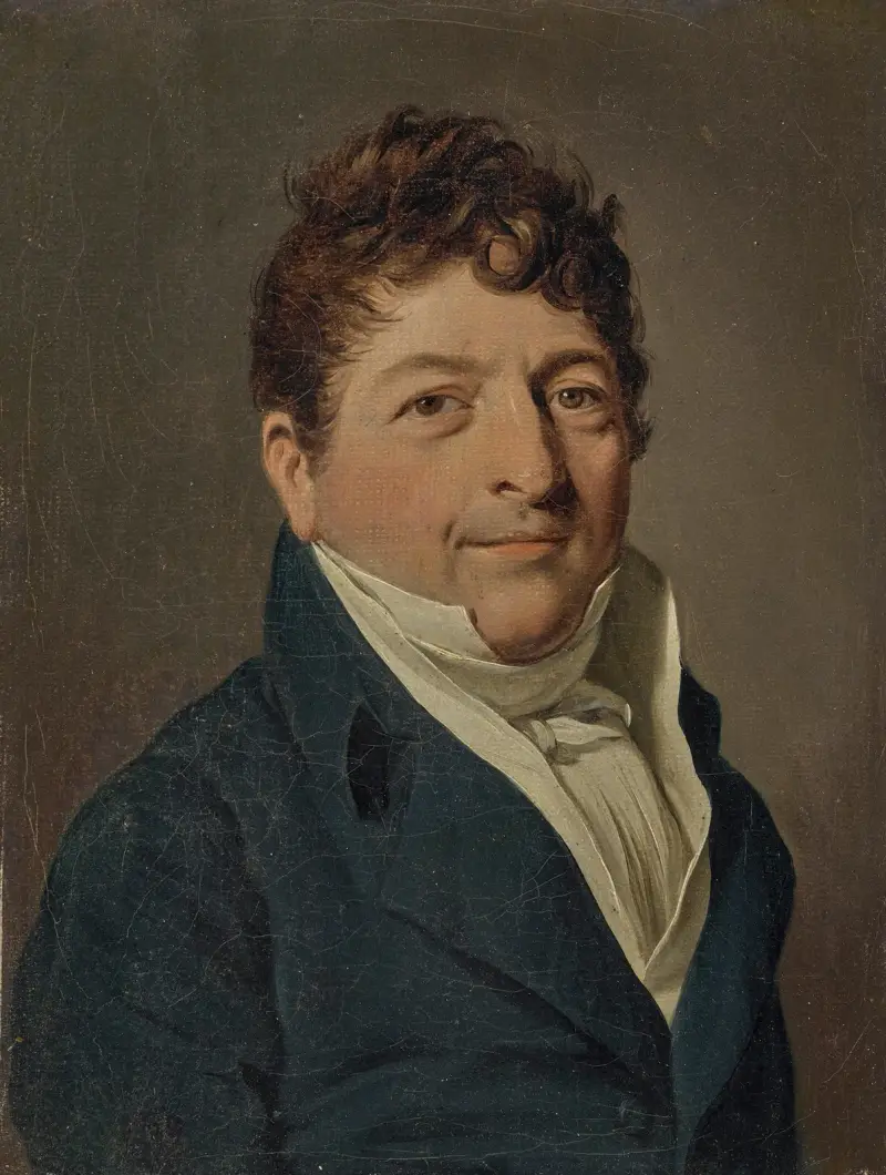Porträtt av en man, traditionellt kallad markis Jacques-Rose de Voisins av Louis-Léopold Boilly