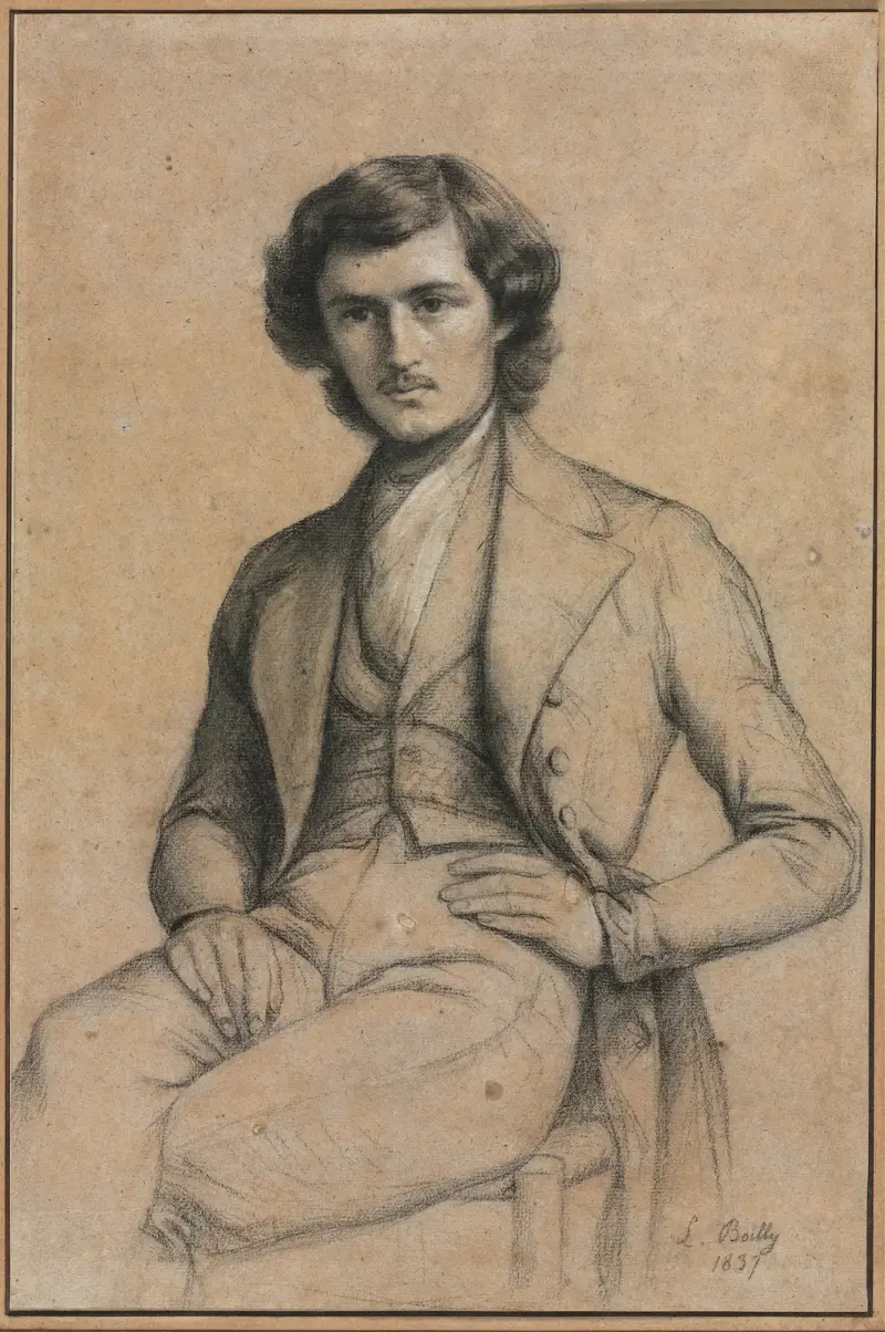 Portrait of a Young Man av Louis-Léopold Boilly
