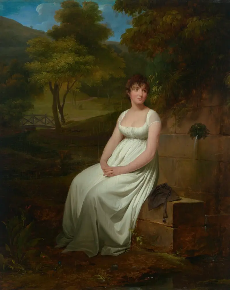 Porträtt av Madame Tallien av Louis-Léopold Boilly