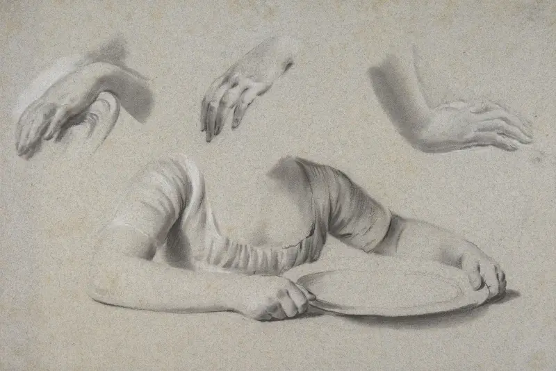 Studium dłoni, Louis-Léopold Boilly