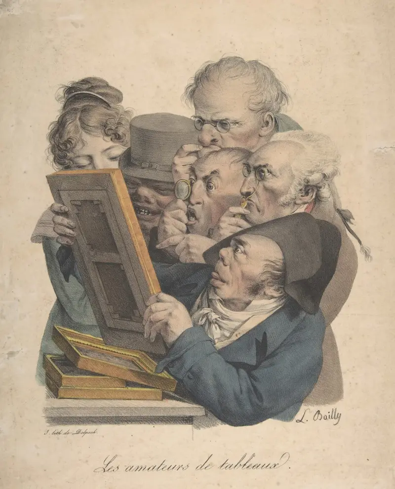 Znawcy sztuki, Louis-Léopold Boilly