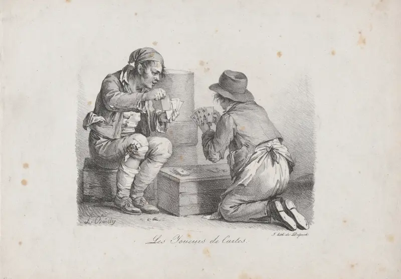 Die Kartenspieler von Louis-Léopold Boilly