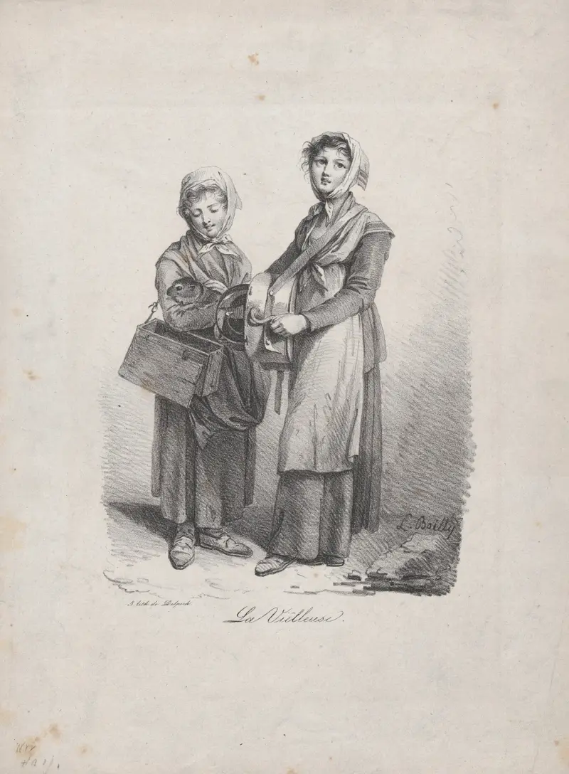 Positivspelaren av Louis-Léopold Boilly