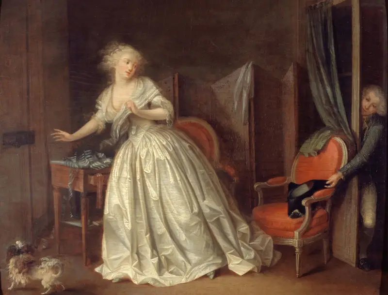Nagły wyjazd, Louis-Léopold Boilly