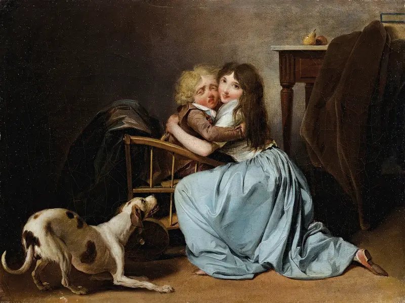 Die unbegründete Furcht von Louis-Léopold Boilly