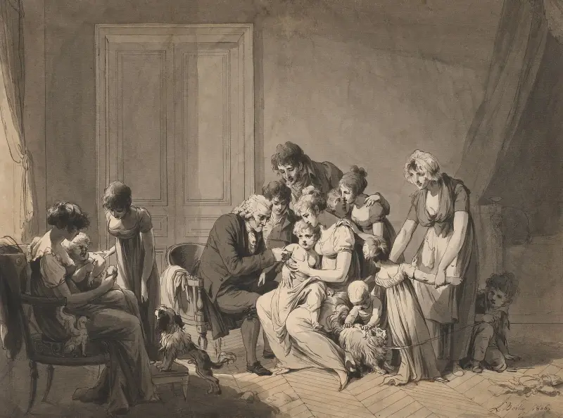 Szczepienie, Louis-Léopold Boilly