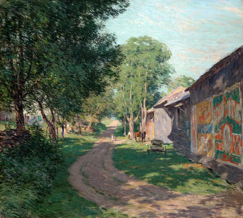 Midsommarskuggor, Willard Leroy Metcalf