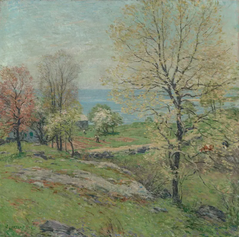 Pupenatý dub, Willard Leroy Metcalf