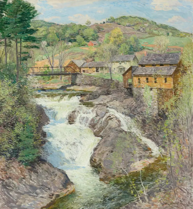 Wodospad, Willard Leroy Metcalf