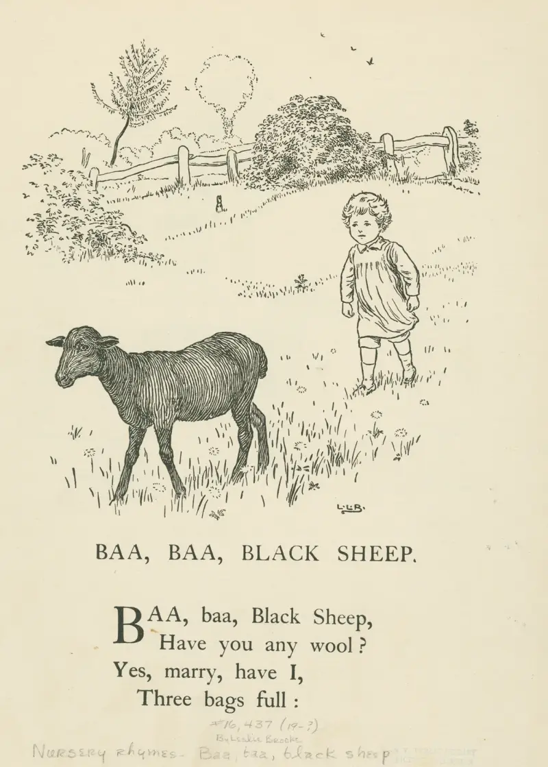 Baa, baa, black sheep von Leonard Leslie Brooke