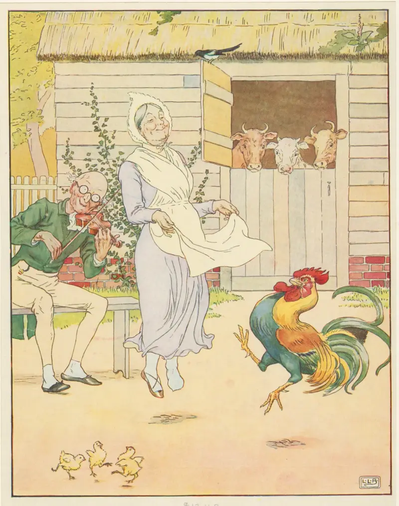 Cock-a-doodle-doo. av Leonard Leslie Brooke