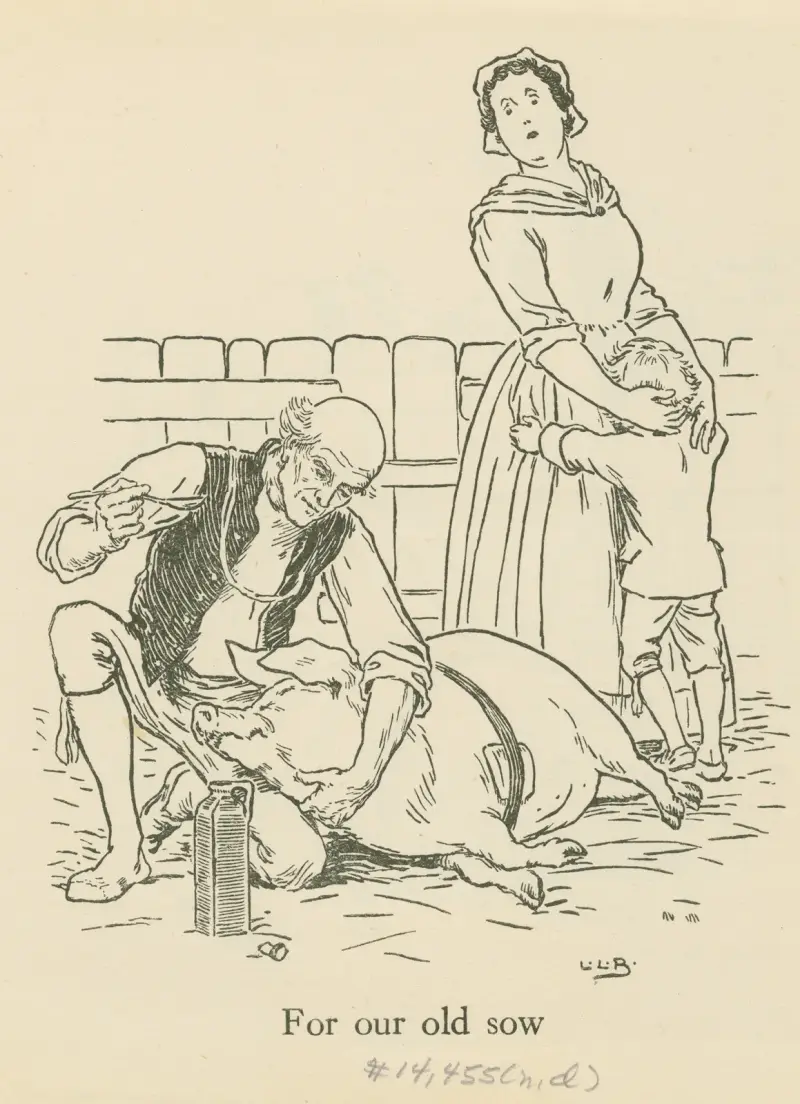 For our old sow. av Leonard Leslie Brooke