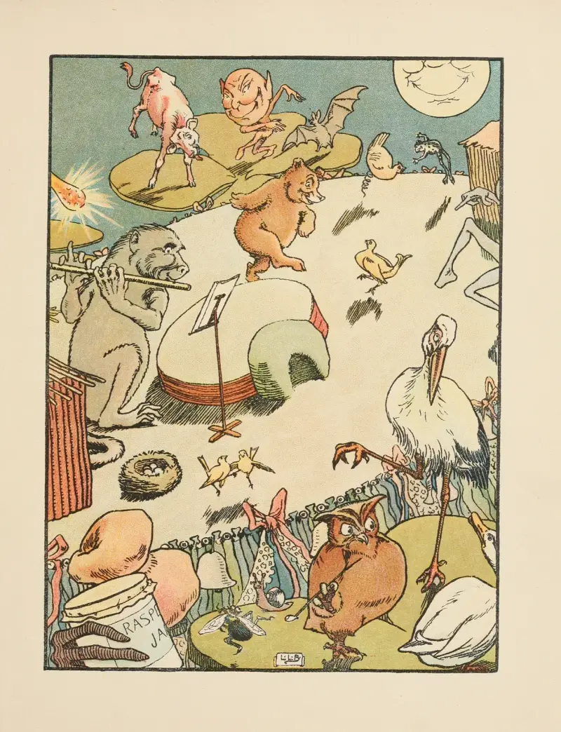 Pelikanens kör & andra nonsensverser, pl. 7 av Leonard Leslie Brooke