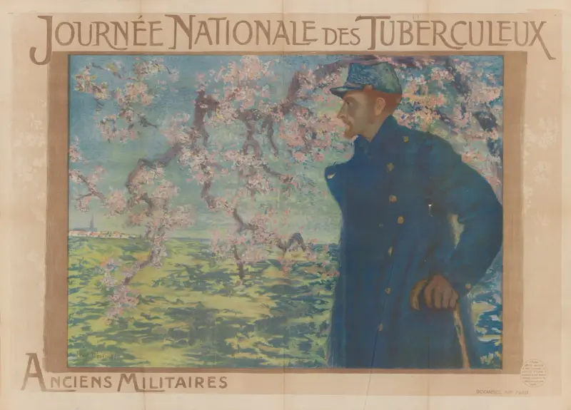 Journée nationale des tuberculeux anciens militaires av Lucien Lévy-Dhurmer