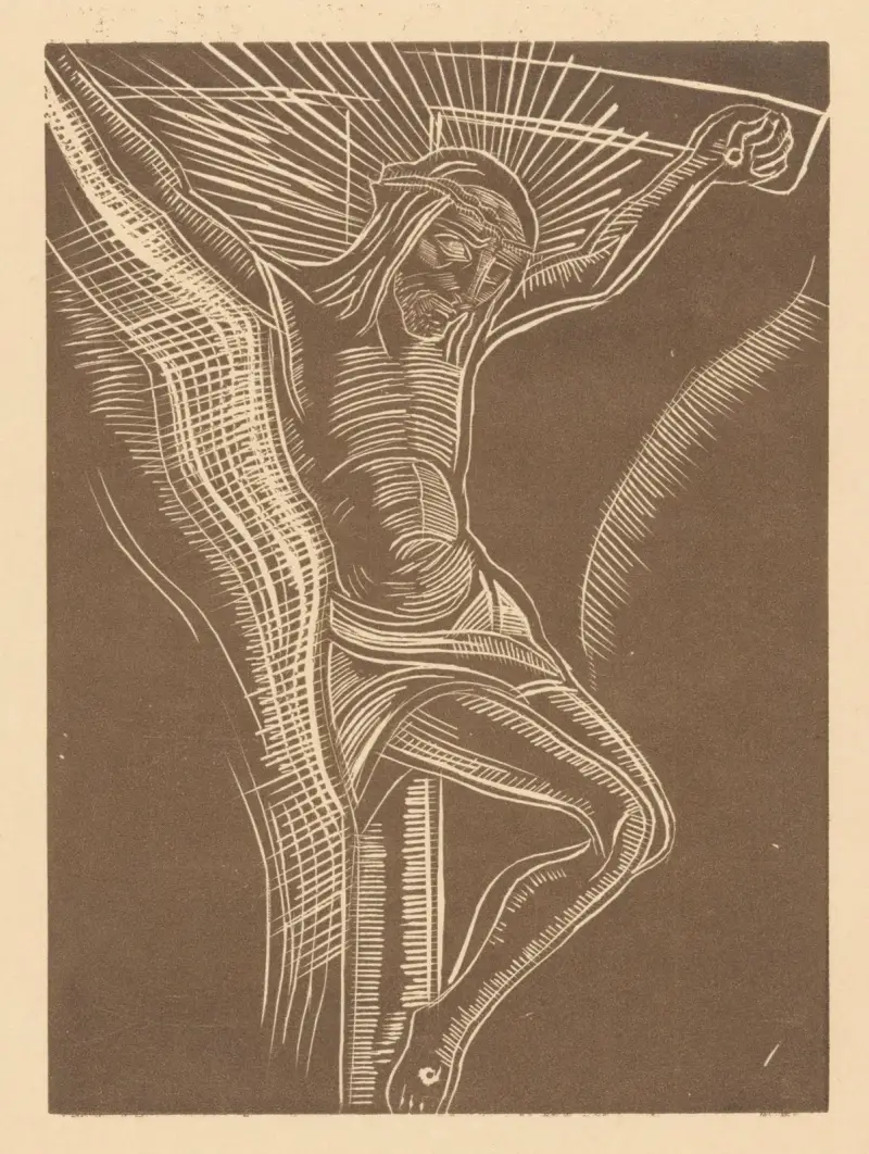 Chrystus na krzyżu, 1935 – nr 2, Lodewijk Schelfhout