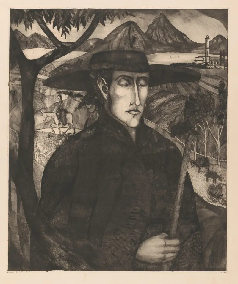 Korsischer Hirte, 1920 von Lodewijk Schelfhout