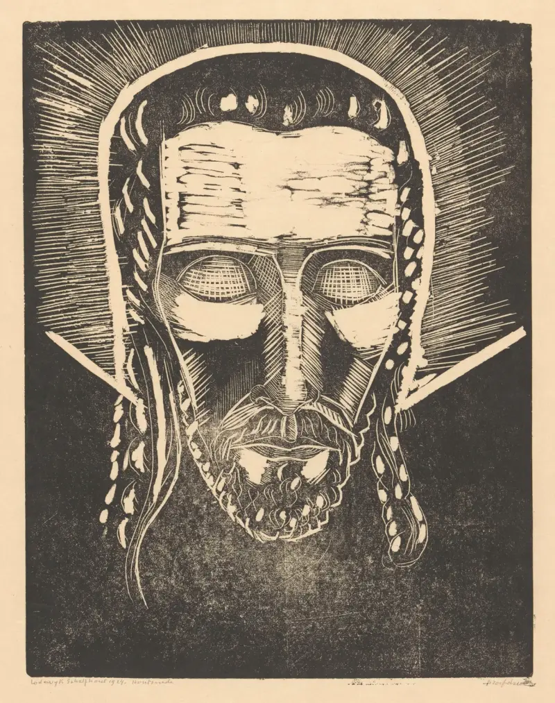 Kristus med gloria av Lodewijk Schelfhout