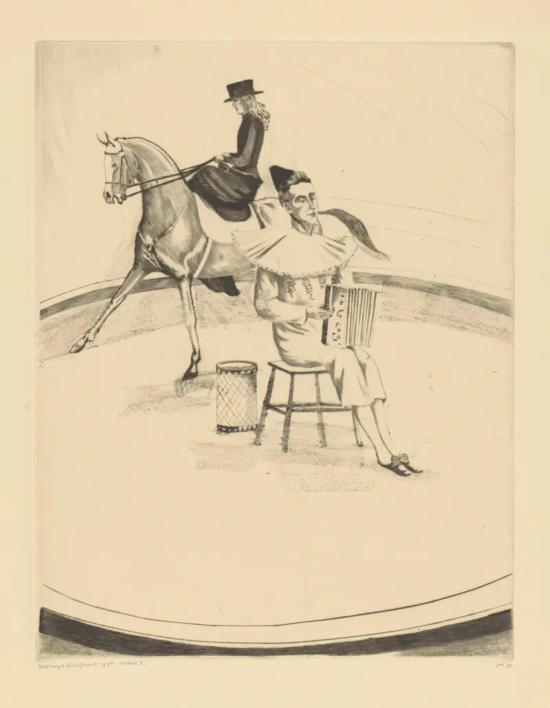 Cirkus III, Lodewijk Schelfhout