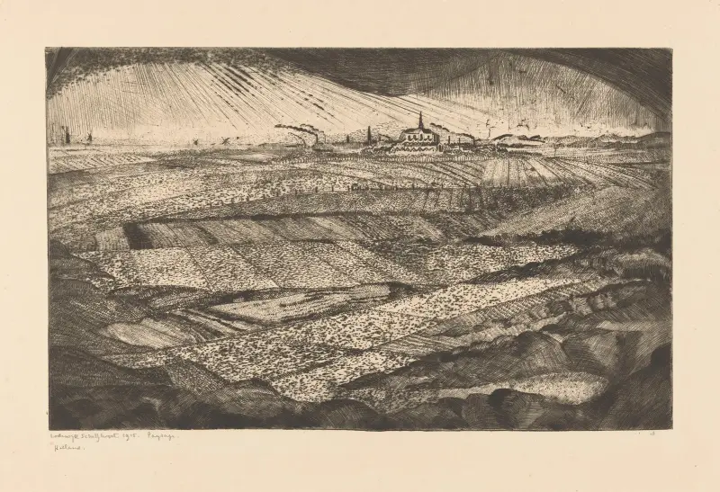 Landschaft von Lodewijk Schelfhout