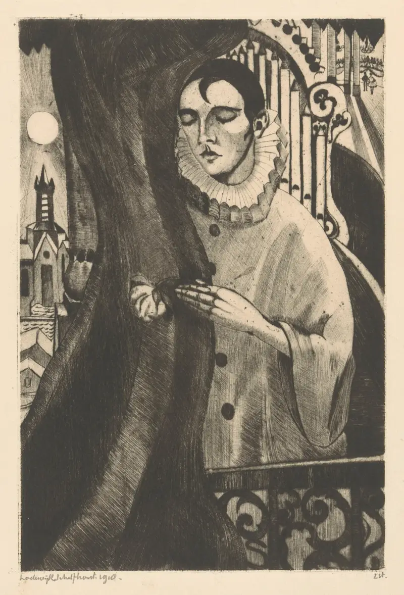 Pierrot II av Lodewijk Schelfhout