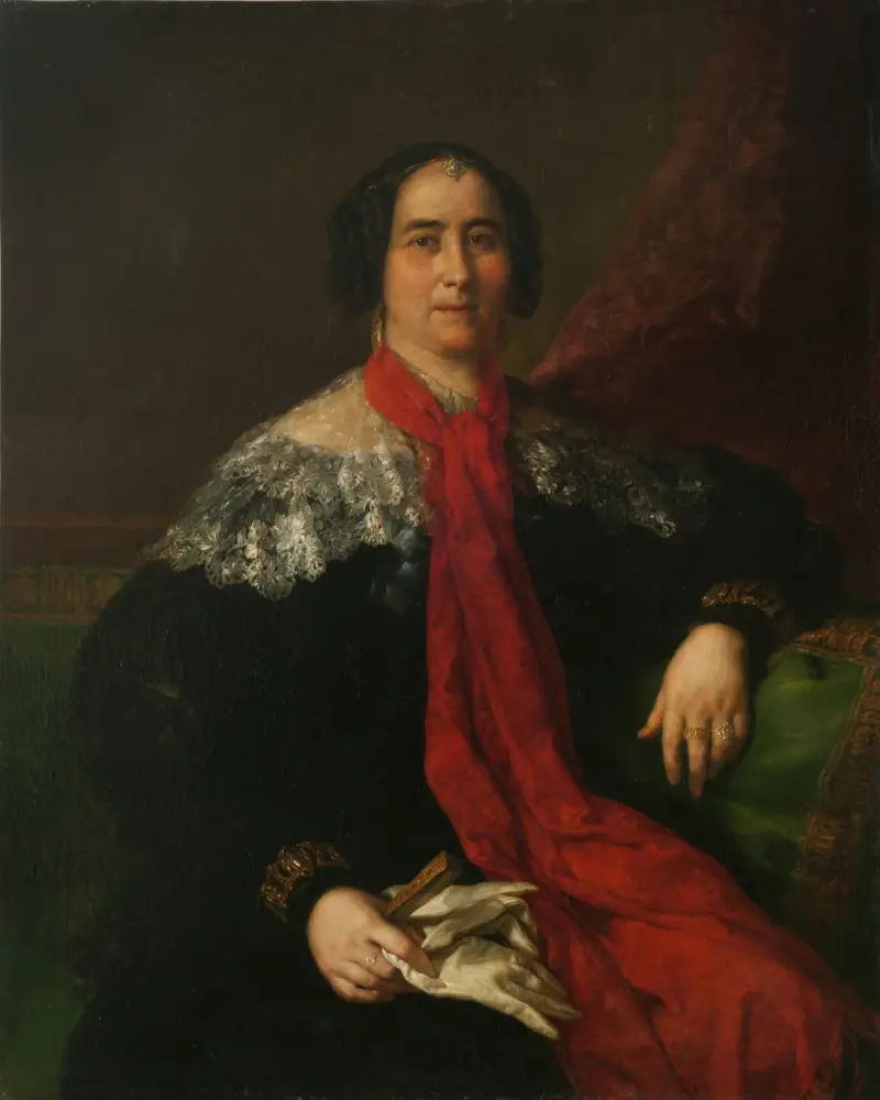 Spanische Dame (Bildnis einer unbekannten Dame) von Vicente López Portaña