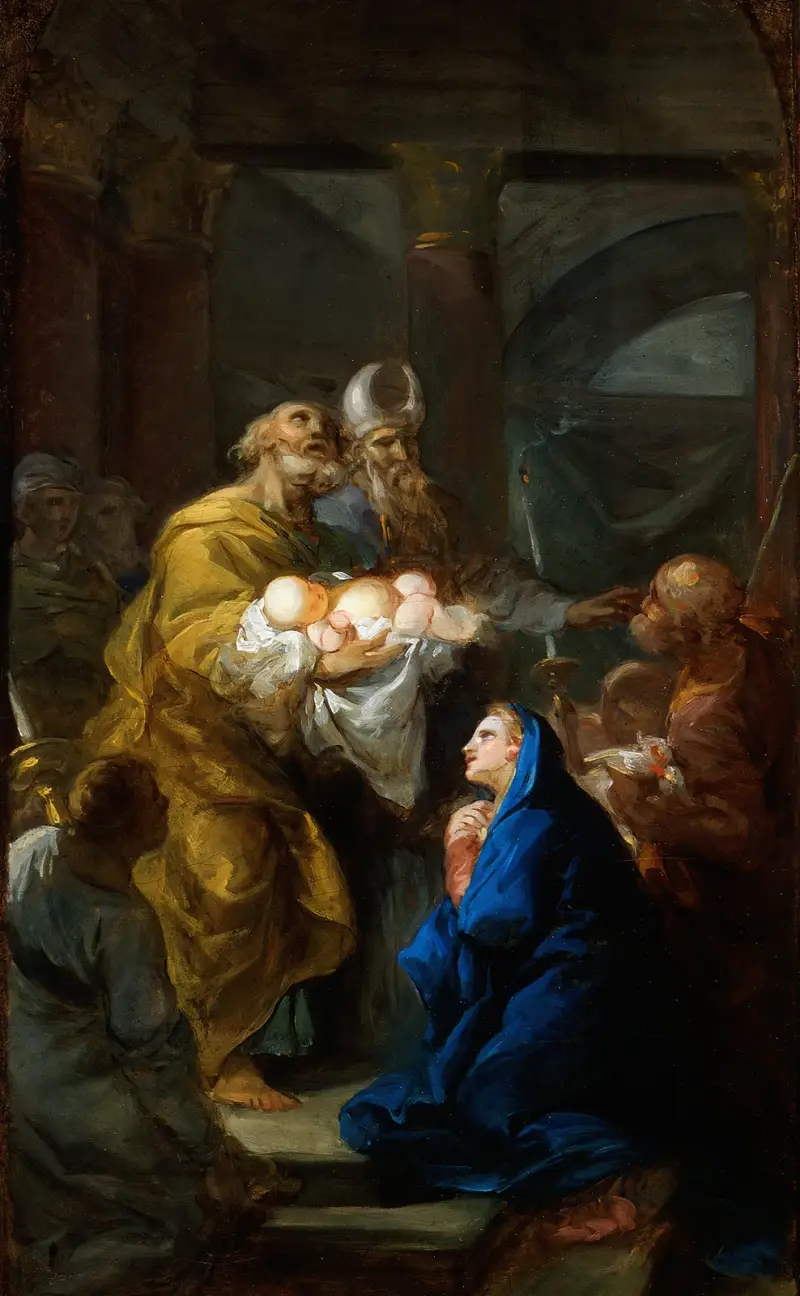Presentation of Christ in the Temple av Vicente López Portaña