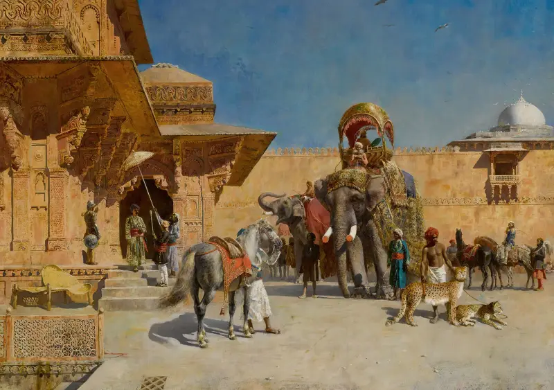 Wyjazd na polowanie, Edwin Lord Weeks