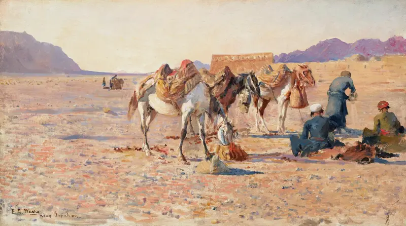 In der Nähe von Ispahan von Edwin Lord Weeks