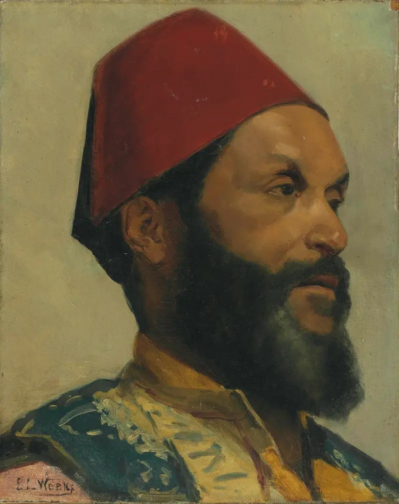 Portrait of a Turkish Man av Edwin Lord Weeks