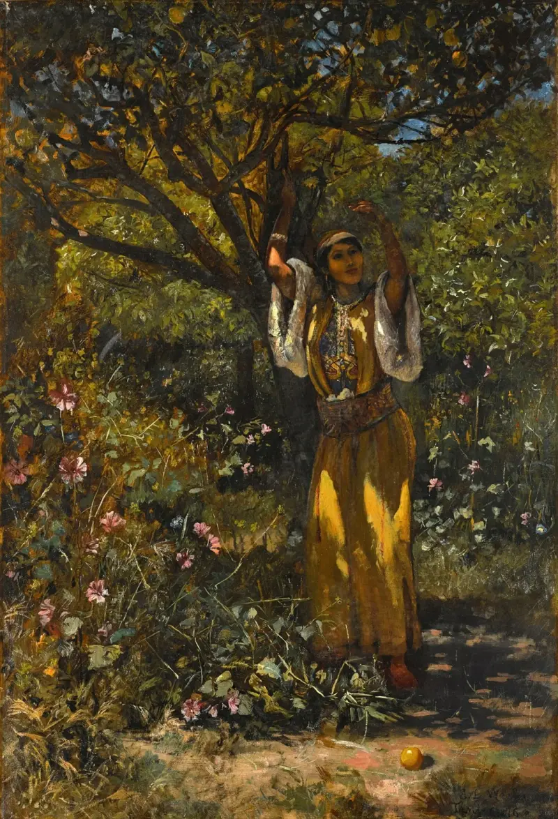 Den marockanska flickan av Edwin Lord Weeks