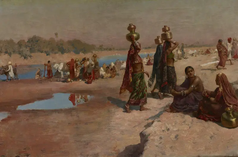 Water Carriers of the Ganges av Edwin Lord Weeks
