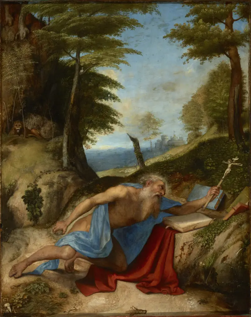 Święty Hieronim pokutujący, Lorenzo Lotto