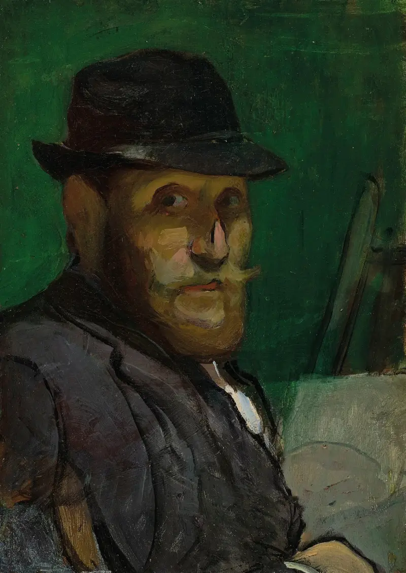 Selbstporträt an der Staffelei von Louis Anquetin