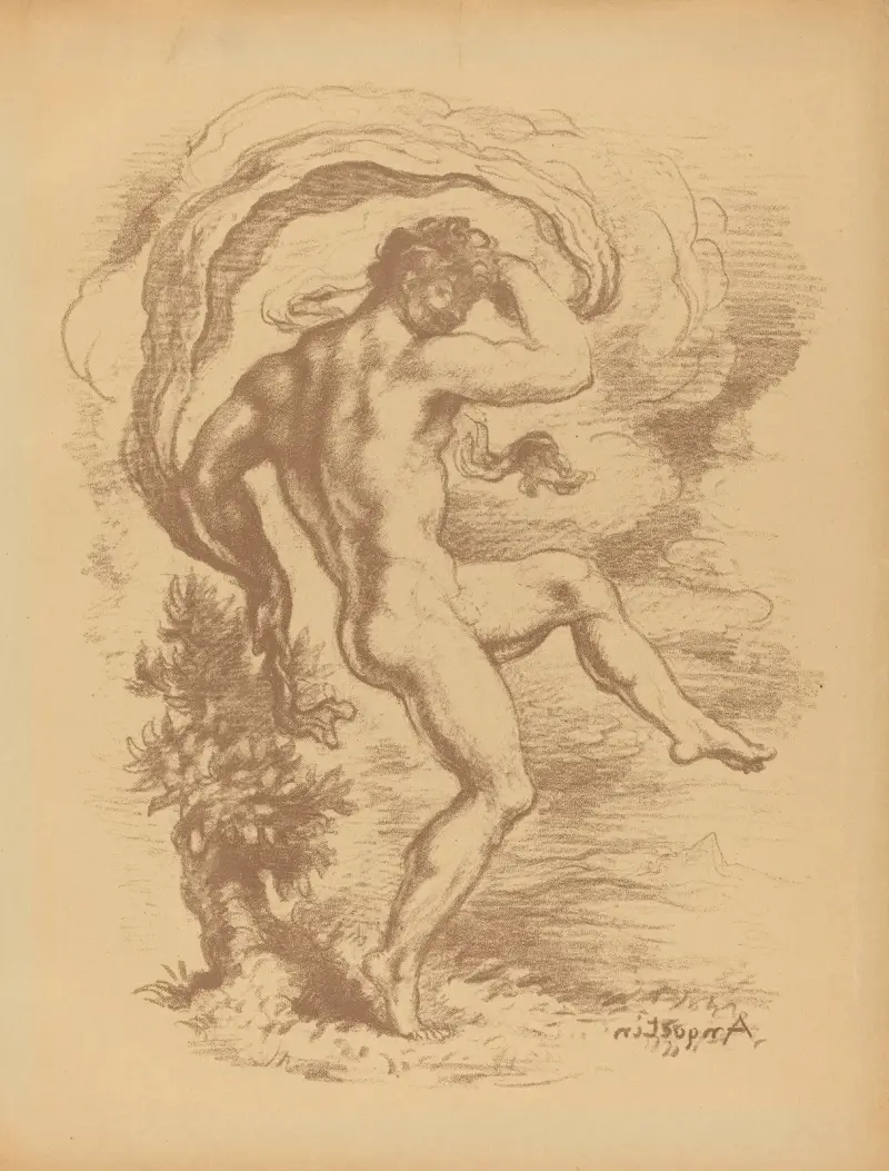 Tanzender Akt von Louis Anquetin