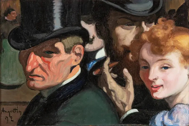 Dans la rue av Louis Anquetin
