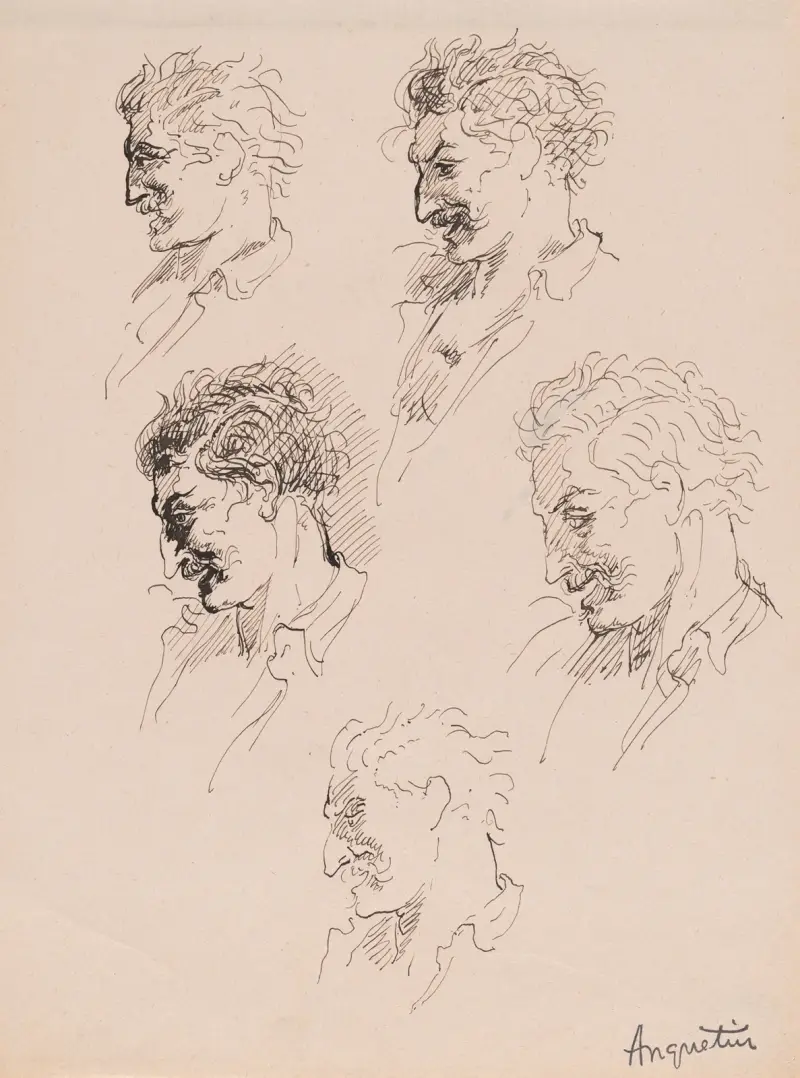 Studie hlav, Louis Anquetin