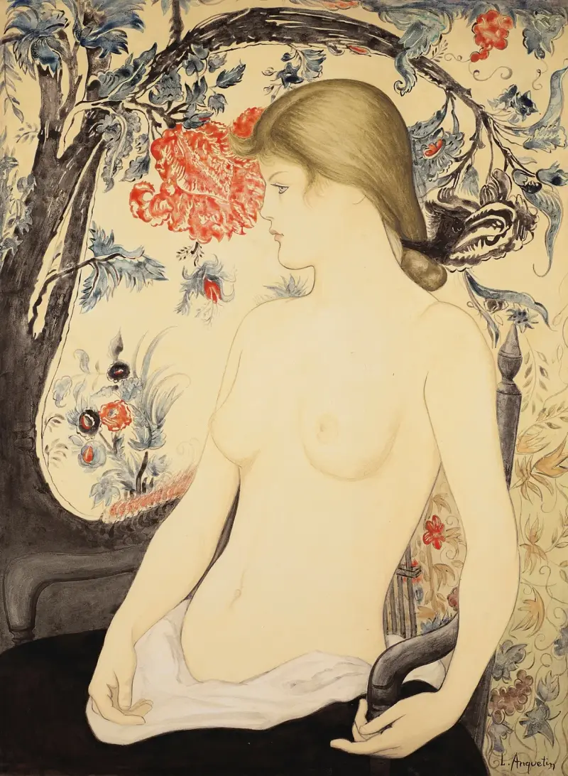 Portrait de Juliette Vary av Louis Anquetin