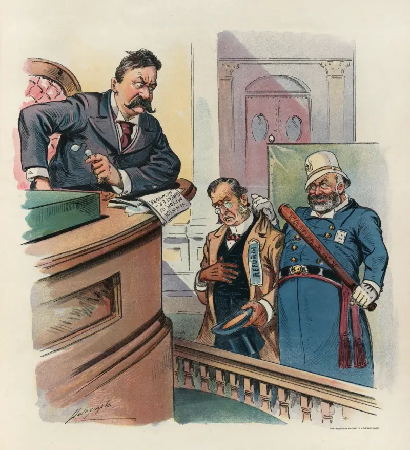 Ein neues Verbrechen von Louis Dalrymple